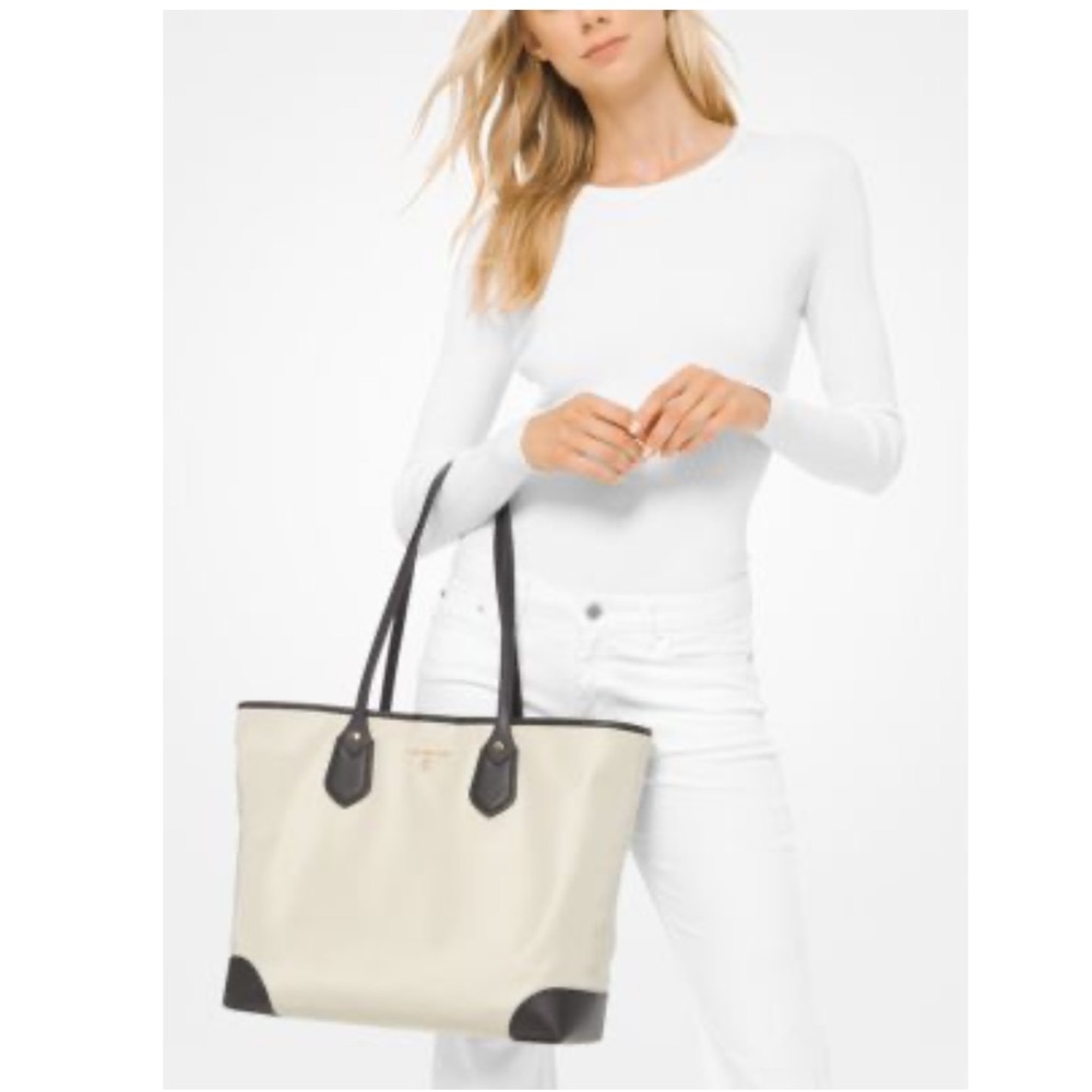 MICHAEL MICHAEL KORS Eva Large Nylon Gabardine Tote Bag